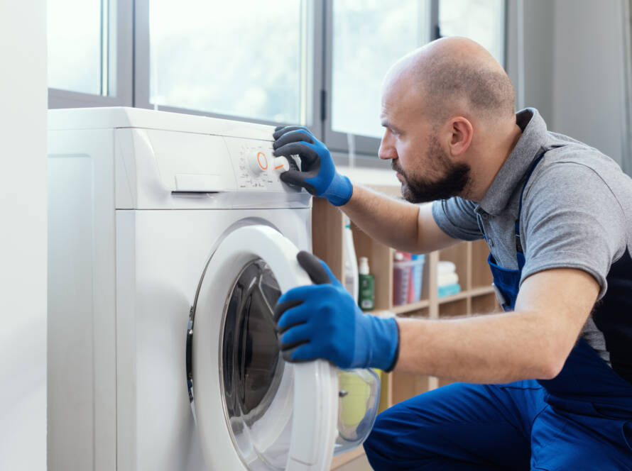 Washing machine installation