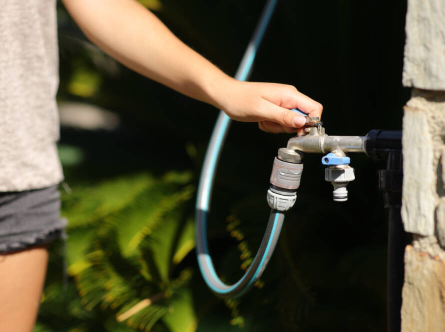 outside tap installation